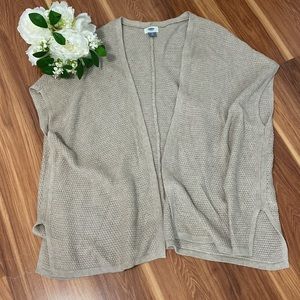 Old Navy Open Front Poncho Style Sweater
